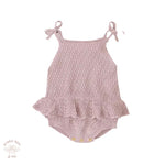 Knitted  Cotton Frill - Romper.