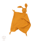 Baby rabbit comforter,mustard,Bubba Bee & Me.