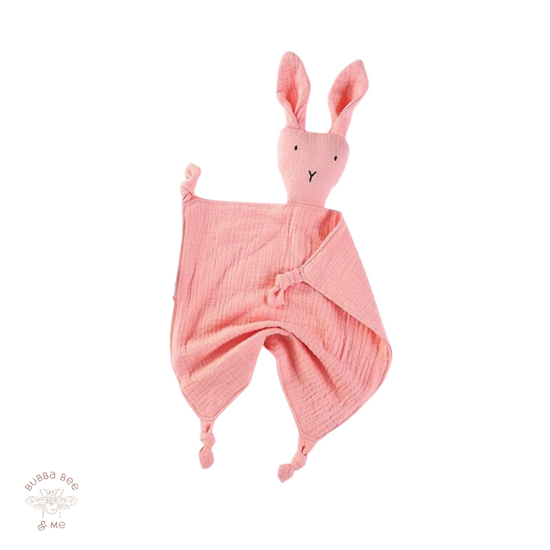 Baby rabbit comforter,pink,Bubba Bee & Me.