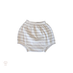 Unisex bloomers, high waisted, fine stripe, Bubba Bee & Me.