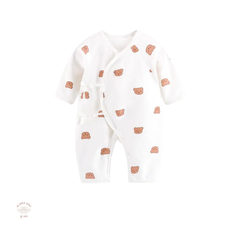 Newborn Kimono-Teddy-Print.